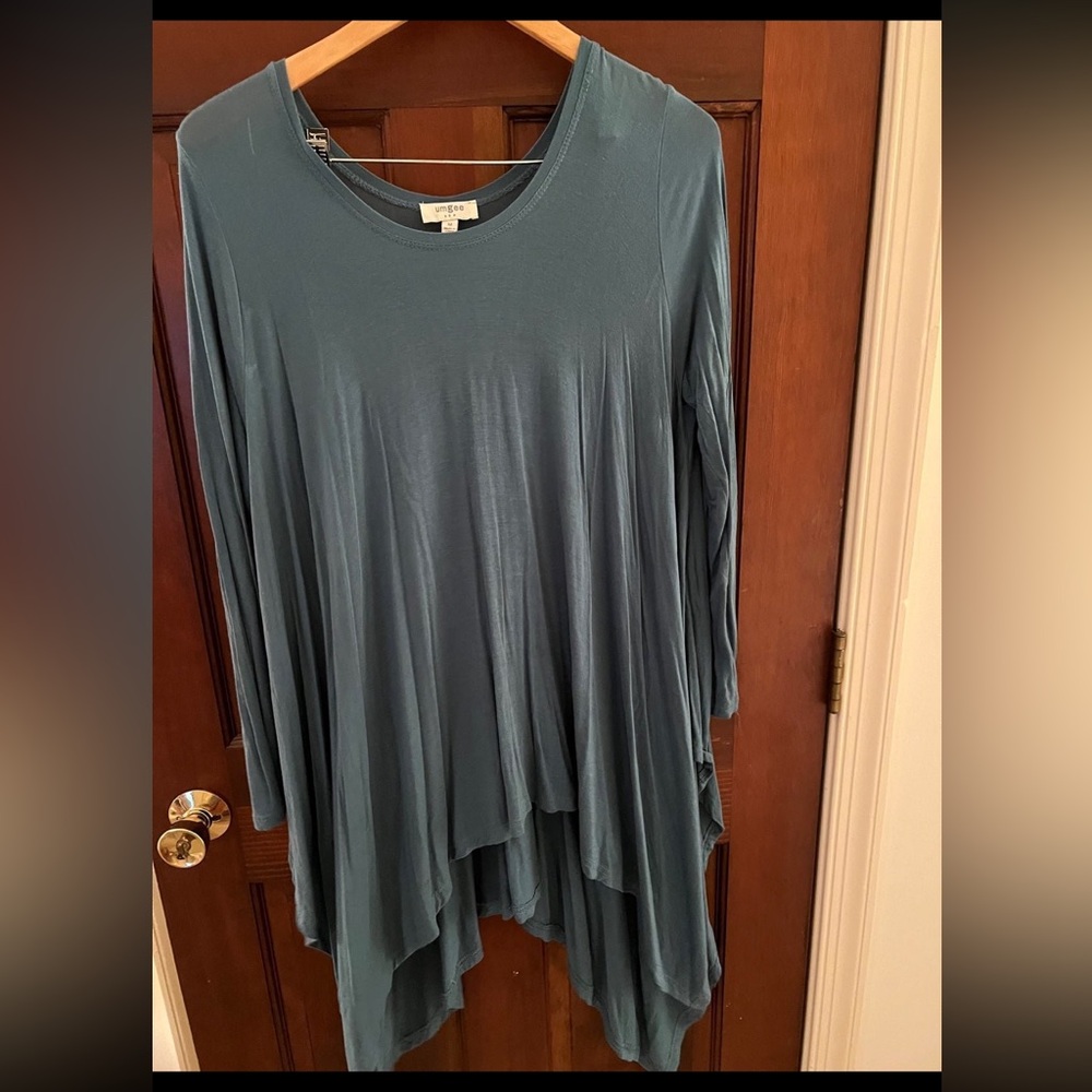 Umgee Women's Teal Long Sleeve Top